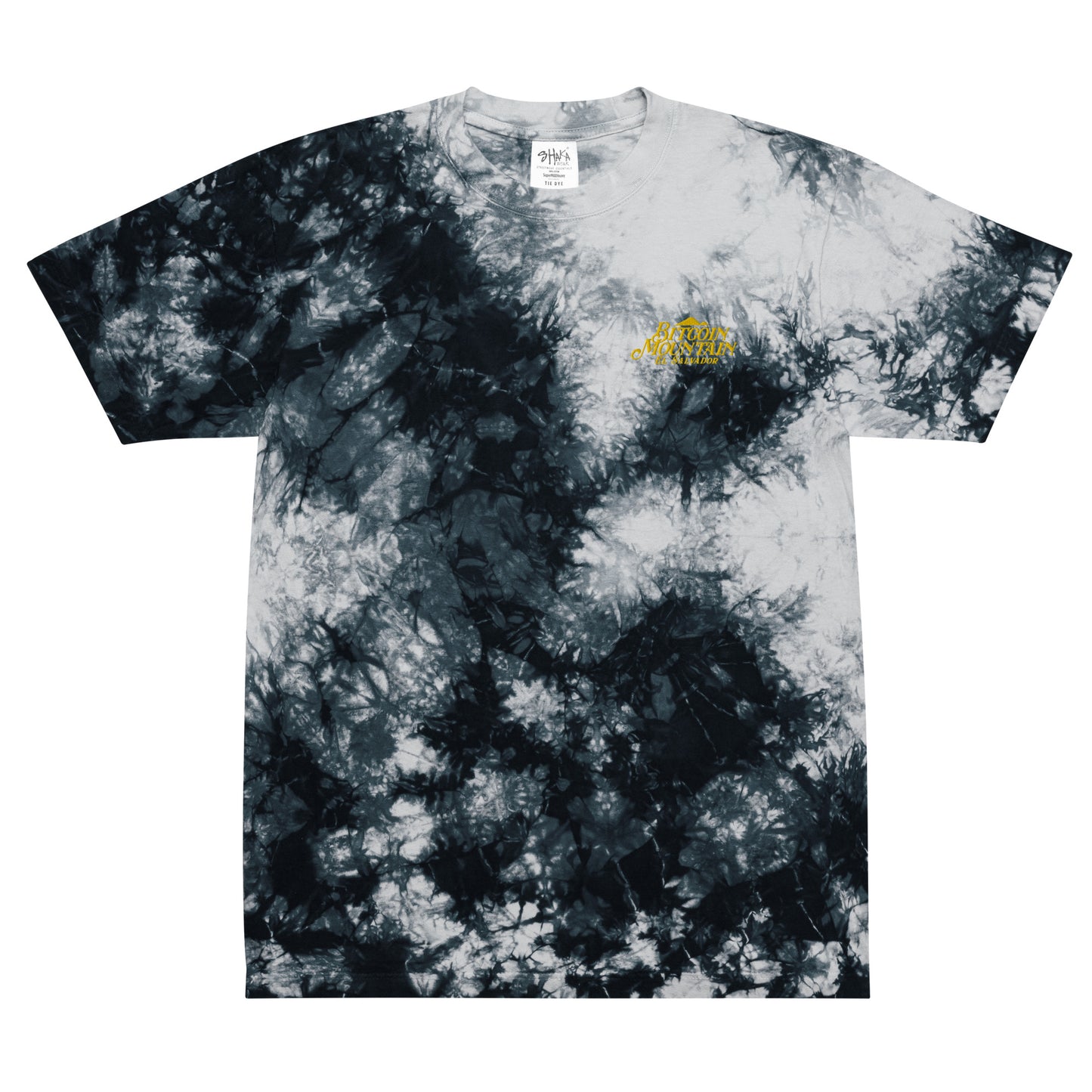 Official Bitcoin Mountain tie-dye t-shirt