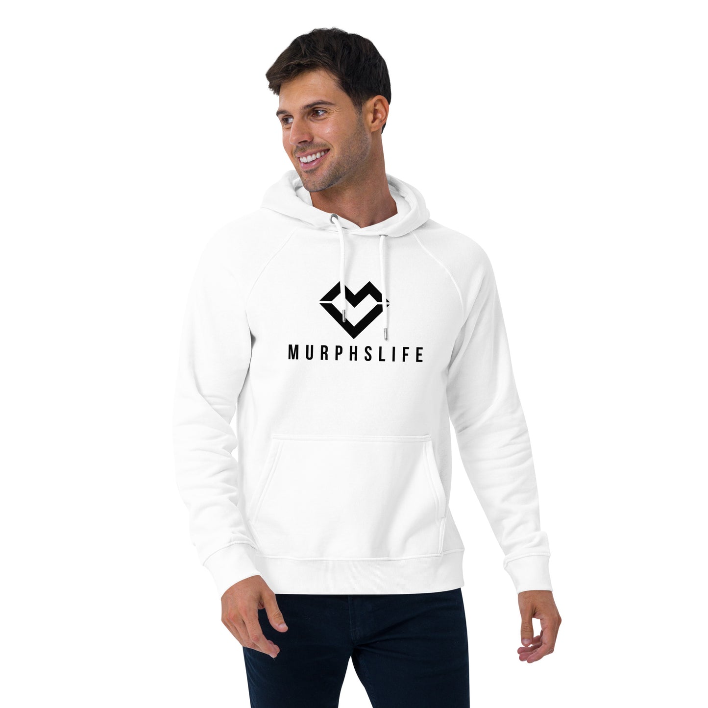 Murphslife Unisex eco raglan hoodie