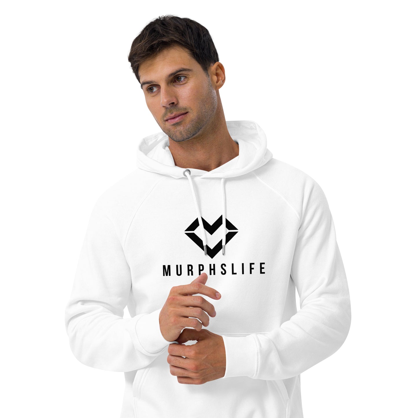 Murphslife Unisex eco raglan hoodie