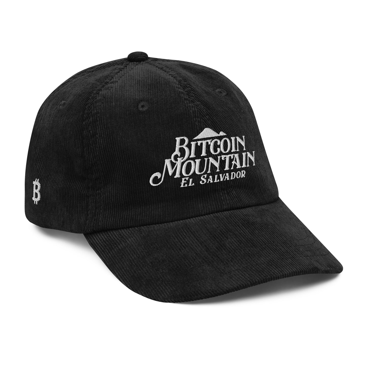 Bitcoin Mountain Vintage corduroy cap