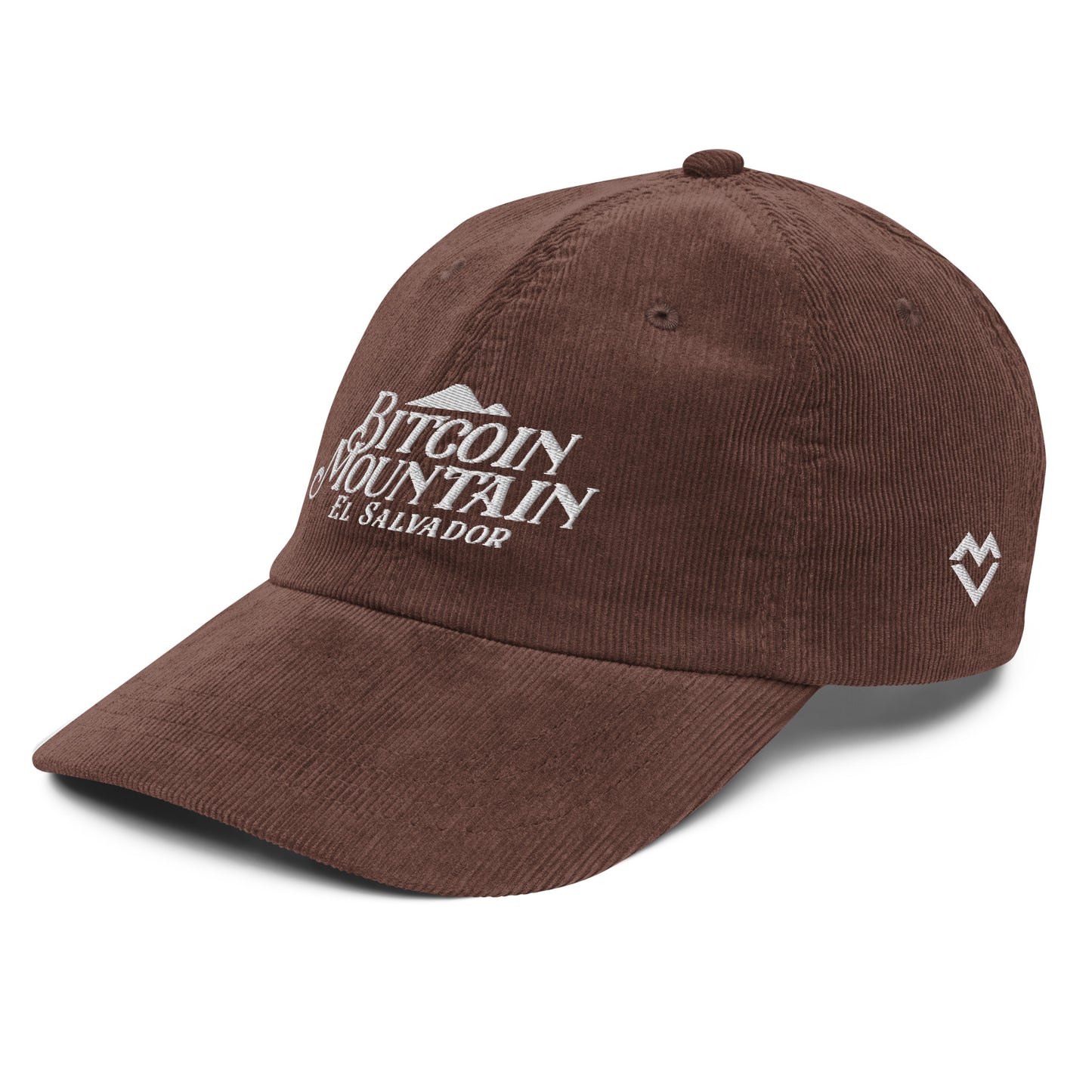 Bitcoin Mountain Vintage corduroy cap