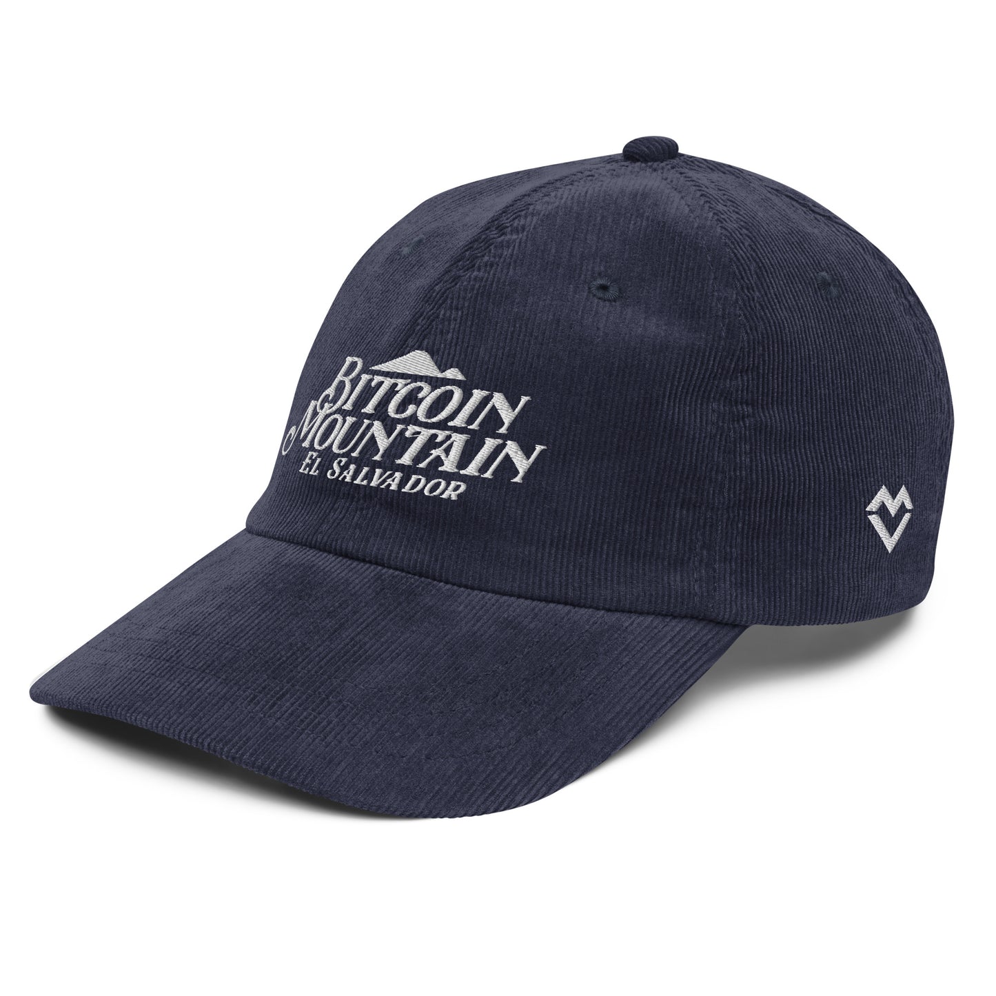 Bitcoin Mountain Vintage corduroy cap